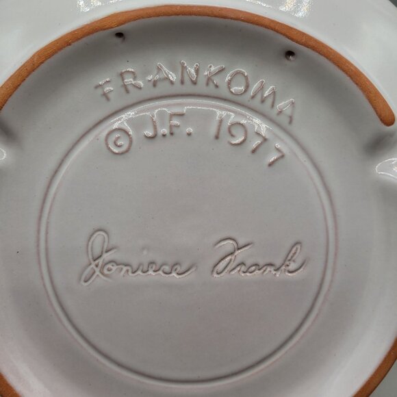 1977 Frankoma Birth Of Eternal Life Collector Plate Joneice Frank - Picture 3 of 5